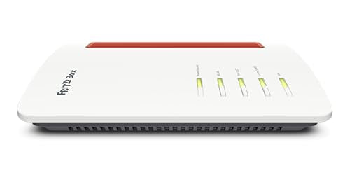 Fritz!Box 4690 (Router Wi-Fi 7 Mesh para conexión de Cable, DSL o Fibra óptica, hasta 6960 Mbps, 1 x 10 Gigabit, 1 x LAN 10 Gigabit, 3 x LAN 2,5 Gigabit, Wi-Fi Mesh, versión Alemana)