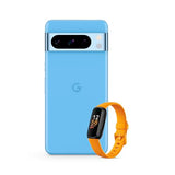Google Pixel 8 Pro -Smartphone Android Libre con Lente teleobjetivo - Celeste, 128GB + Fitbit Inspire 3, la Pulsera de Salud y Actividad física con hasta 10 días de batería - Amarillo Ocre