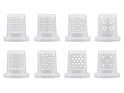 BEPER P102SBA500 Máquina Automática para Pasta Fresca, Pasta maker,200W, 320 g de Harina, 8 Trefiladores diferentes formatos, Pantalla para el funcionamiento, Incluye Medidor y Espátula