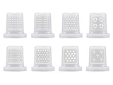 BEPER P102SBA500 Máquina Automática para Pasta Fresca, Pasta maker,200W, 320 g de Harina, 8 Trefiladores diferentes formatos, Pantalla para el funcionamiento, Incluye Medidor y Espátula