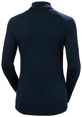 Helly Hansen Womens W Lifa Merino Midw Gra 1/2 Zip, Azul marino, M