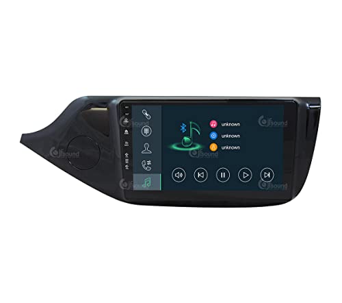 Radio de Coche para Kia Ceed Desde el 2012 Negro Brillante con cámara y GPS de Serie Android GPS Bluetooth WiFi USB Dab+ Touchscreen 9" 8core Carplay AndroidAuto