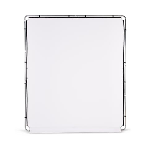Manfrotto EzyFrame Kit de Fondo Colapsable Gran Formato para Fotografía/Vídeo - 2 x 2,3 m - Blanco - Estructura en Aluminio de Montaje Rápido - Incluye Maletín Rígido - Ultraportátil - LL LB7950