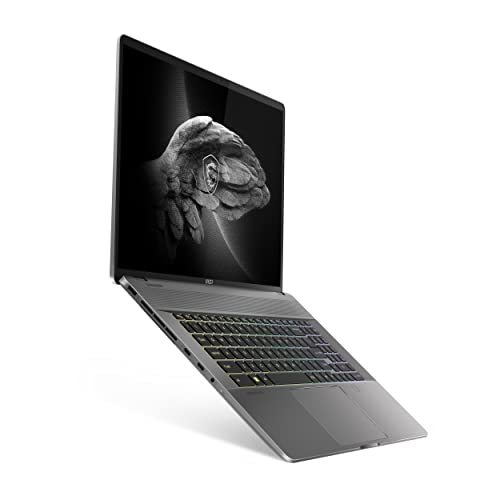 MSI Creator Z17 A12UHT-039ES - Ordenador portátil 17" QHD+ Intel Core i7-12700H, 32GB RAM, 1TB SSD, GeForce RTX 3080-8GB, Windows 11 Home Advanced) Lunar Gray, Per-Key RGB Keyboard