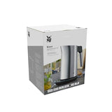 WMF Kineo Hervidor de agua con ajuste de temperatura, 1,6 l, filtro de cal, 3000 W, indicador de temperatura en vivo, hervidor eléctrico de agua de acero inoxidable mate