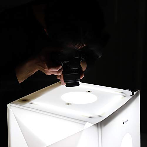 Foldio2 Plus (15 Pulgadas portátil y Plegable Estudio fotográfico con Luces LED Regulables) | ORANGEMONKIE…