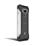 Hammer H EXPLORER PRO 5,7" IPS Teléfono Celular al Aire Libre, teléfono Inteligente estándar Militar, Mega batería 5000mAh con Carga rápida, 48MP, eSIM, NFC, LTE 4G, IP69, Dual SIM, Android 10 - Plata