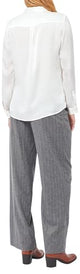 Caroll SK000-JEANNEB Camisa, Blanco, 40 para Mujer