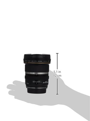 Canon 10-22 mm f/3.5-4.5 EF-S USM - Objetivo para Canon (Distancia Focal 16-35mm, Apertura f/3.5, diámetro: 77mm) Color Negro