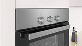 Balay - Horno Multifunción, 60 cm, Serie Acero, Puerta Abatible, Aire caliente 3D Profesional, 3HB2010X0