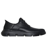 Skechers Slip-ins Garza-Gervin Casual Slip-on Shoes, Zapatos Hombre, Black Leather, 39.5 EU