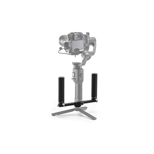 DJI Ronin SC - Ronin-SC Double Handle, Allows the Use of Ronin-SC with Both Hands for Greater Control, the NAR Guide and the Holes in the Handle Allow the Installation of Accessories, Black