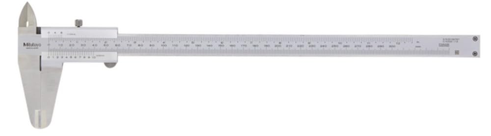 Mitutoyo Precisión – Calibre Vernier (con tornillo de bloqueo DIN 862, 0 – 200 mm, 1 pieza, 530 – 114
