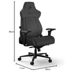 Corsair TC500 Luxe Silla para Juegos – Tejido Transpirable Premium – Asientos Anchos – Reposabrazos Ajustables en 5 Direcciones – Soporte Lumbar Ajustable – Reclinable 90-160° – Sombra