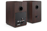 Sharp CP-SS30(BR) Pareja Altavoces estantería Activos 2vías, 60W RMS (2x30W) Carcasa Madera, Bluetooth v5.0, USB, óptica, Auxiliar, RCA, Ajuste Graves y Agudos, Rejilla extraíble, Mando a Distancia.