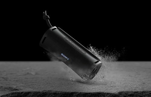 Sony ULT Field 1 Altavoz inalámbrico Bluetooth portátil con ULT Power Sound, Ultimate Deep Bass, IP67, Resistente a los Golpes, 12H de batería, Llamadas nítidas, Negro