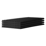 VEVOR Paneles de Espuma Acústica 1200 x 600 x 50 mm, Paneles de Pared Insonorizados con Diseño Piramidal, Resistentes al Fuego, Paneles Absorbentes de Sonido para Paredes y Techos de Estudios, 4 uds