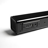 Smpl - Barra de sonido multimedia de 30 W y 76.2 cm, compatible con Bluetooth, entrada coaxial, salida AUX, USB y mando a distancia, negro
