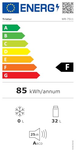 Tristar Vinoteca Termoeléctrica Grande Saignée, Para hasta 12 botellas, Silenciosa y estable, Puerta de vidrio, 4 niveles, Pantalla táctil LED, Iluminación interior, WR-7511