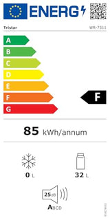 Tristar Vinoteca Termoeléctrica Grande Saignée, Para hasta 12 botellas, Silenciosa y estable, Puerta de vidrio, 4 niveles, Pantalla táctil LED, Iluminación interior, WR-7511