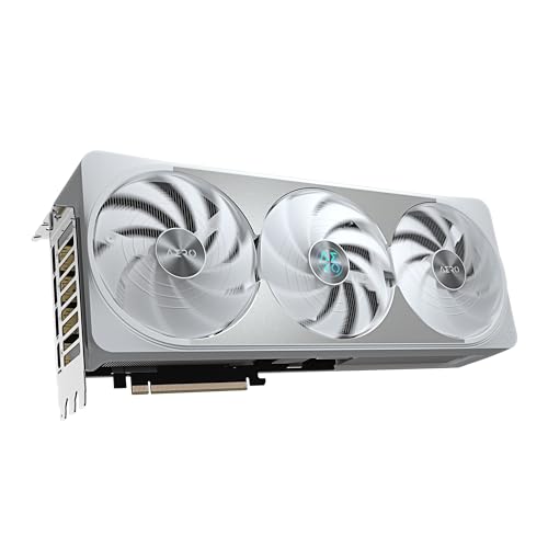 Gigabyte GeForce RTX 5070 Ti Aero OC 16G Tarjeta Gráfica - 16GB GDDR7, 256 bits, PCI-E 5.0, 2588 MHz Core Clock, 3 x DP 2.1a, 1 x HDMI 2.1b, NVIDIA DLSS 4, GV-N507TAERO OC-16GD