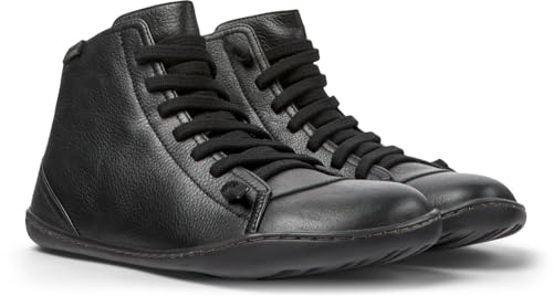 Camper Peu Cami, Barco Ankle Mujer, Negro, 38 EU