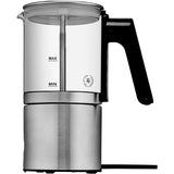 WMF Lono - Espumador de leche de cristal eléctrico, 150-250 ml, 650 W, batidora de frape, pantalla táctil, para espuma de leche caliente y fría, leche caliente, calentador de leche, cacao, chocolate