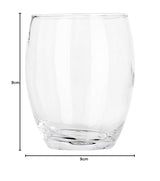 alpina Juego de 6 vasos de agua, 350 ml, aptos para lavavajillas