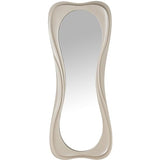 Espejo de pie con Forma de Madera DM Lacado en Blanco 70x4x175cm
