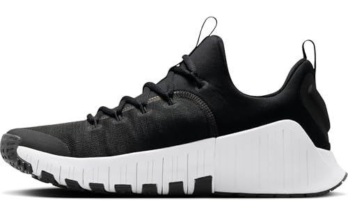 NIKE Free Metcon 6, Sneaker Hombre, Negro Blanco, 43 EU