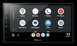 Pioneer SPH-DA97DAN-UNI Centro Multimedia 1DIN, Panel Táctil Capacitivo de 9.0 Pulgadas con Wi-Fi, Bluetooth, Apple CarPlay, Android Auto y Dab+, Antena Dab