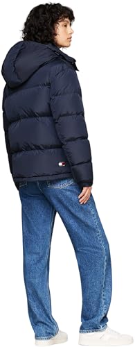 Tommy Jeans Cazadora Acolchada Mujer Alaska Impermeable, Azul (Dark Night Navy), XL