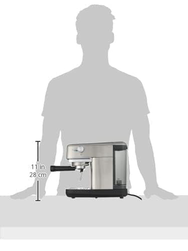 Ariete 1380 Cafetera de metal, compatible con café en polvo y monodosis ESE, 1300 W, capacidad 1,1 L, 15 bar de presión, filtro ½ tazas, dispositivo capuchino, plata