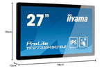 iiyama Prolite TF2738MSC-B2 Monitor Pantalla táctil 68,6 cm (27") 1920 x 1080 Pixeles Multi-Touch Multi-Usuario Negro