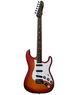 Santana Pegasus Standard CB - Guitarra eléctrica, Modelo ST, Afinadores con bloqueo, Cherry Burst
