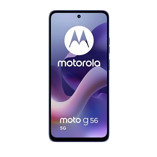 Motorola Moto G56 5G 8/256 GB, cámara de 50 MP + Sensor antiparpadeo, Pantalla de 6,72 Pulgadas FHD+ 120 Hz, batería 5200 mAh, MediaTek Dimensity 7060, Android 15, Pantone Dazzling Blue