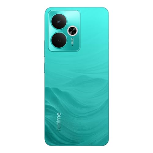 realme 14T Smartphone 5g, 8+256GB,Batería 5260 mAh,Procesador Dimensity 6300,IP69, Cámara de 50MP,Pantalla AMOLED para Esports de 120 Hz,Verde Surf,Exclusivo de Amazon (Sin Adaptador)