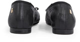 Tommy Hilfiger Bailarinas Mujer Soft Leather con Lazo, Negro (Black), 38