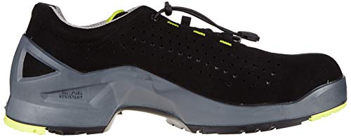 Uvex Zapatos de Trabajo 1 - Zapatos de Seguridad S1 SRC ESD - Cal-Negro, Talla:41