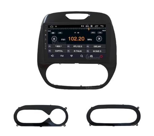 Radio de Coche para Renault Captur 2013-2016 (con medianav o USB Central) Android GPS Bluetooth WiFi USB Dab+ Touchscreen 9" 4core Carplay AndroidAuto