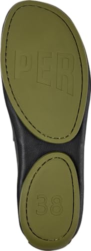 Camper Women's Right Nina K201365 Mary Jane Flat, Black 019, 35 EU