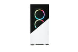 Enermax EnermaxK8 ARGB Midi Tower - Caja de PC para Gaming (1050 W, 1050 W), Color Blanco y Negro