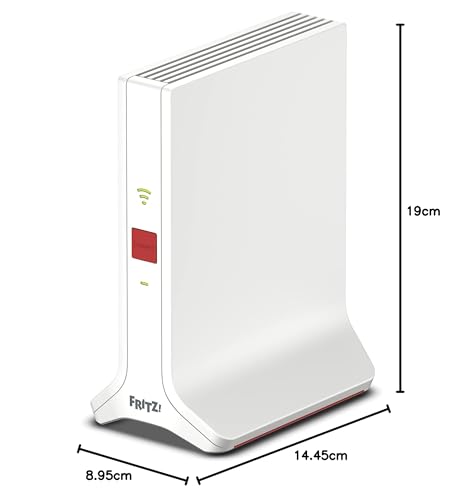 Fritz!WLAN Repeater 3000 AX International - Repetidor/Wi-Fi 6, Tribanda: hasta 4.200 Mbps (2x3.600 Mbps/5 GHz y 600Mbps/2,4 GHz), Mesh, Punto de Acceso WiFi, 2X LAN Gigabit, Interfaz en Español