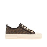 MICHAEL KORS Evy Lace UP, Sneaker Mujer, Brown, 39.5 EU