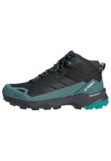 adidas Terrex Skychaser AX5 Mid Gore-Tex Hiking Shoes, Zapatos de Senderismo Hombre, Core Black/Carbon/Pure Teal, 42 EU