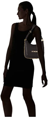 Love Moschino JC4243PP0GKQ0, Bandolera Mujer, Negro, Talla única