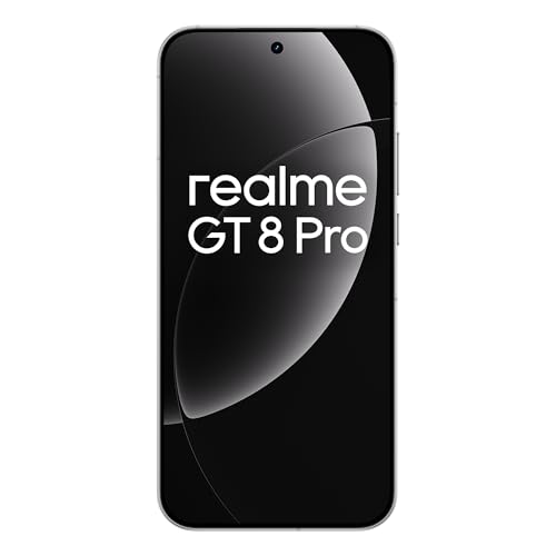 realme GT 8 Pro Smartphone 12GB+256GB, Sistema de cámara RICOH GR, Cámara con teleobjetivo ultranítida de 200 MP, Snapdragon 8 Elite Gen 5, Batería Titan de 7000 mAh, con Adaptador, Blanco