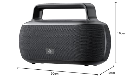 Next Trend - Altavoz BT Resistente al Agua a batería, Efecto subwoofer, reproducción Directamente Desde la Tarjeta SD, 30 W RMS, batería de Larga duración