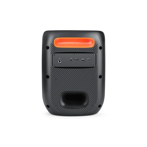 IRRADIO Altavoz portátil IR-PS40 POWER1, 40 W RMS, Woofer Bass Reflex de 15 cm, Luces LED RGB, micrófonos para Karaoke, True Wireless Stereo, DSP, batería de Larga duración, diseño Compacto.
