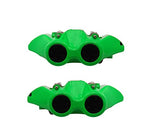 Accossato Par de Pinzas de Freno radiales Forjada monobloque Entre Ejes 108 mm con pistones de Aluminio, con Pastillas OR Incluidas, para Yamaha YZF-R1 de 2015 a 2022, 1000 CC